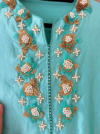 Caftán Marroquí Bordado Talla 38/40