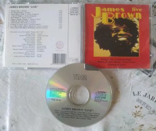 JAMES BROWN - LIVE - CD 1992 - RARE ITALIAN press