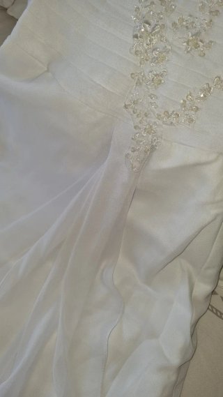 Vestido de Novia Blanco con Pedrería