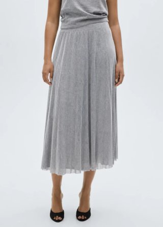 Mango: falda punto plisada - XL-