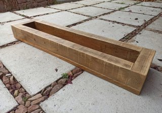 Jardinera / Centro de Mesa. Madera Artesanal.