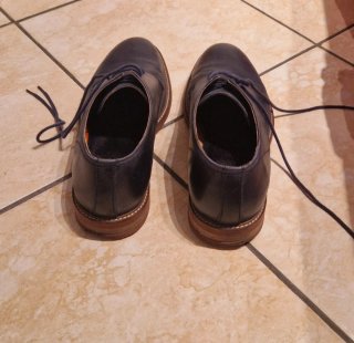Scarpe uomo in pelle blu