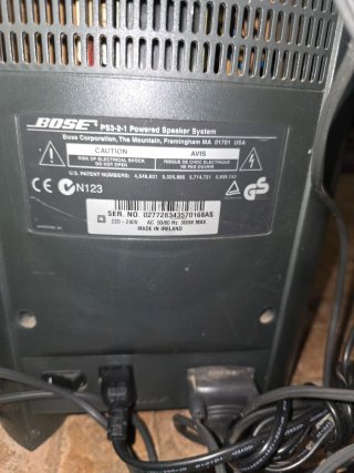 Equipo de música Bose 3 2 1 AV