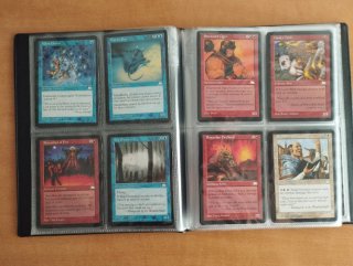 Colección de cartas vintage de Magic the Gathering