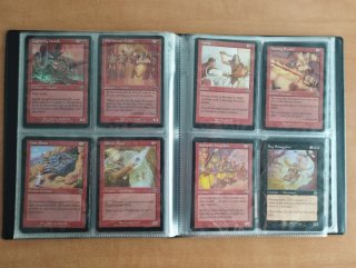 Colección de cartas vintage de Magic the Gathering
