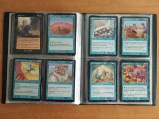 Colección de cartas vintage de Magic the Gathering