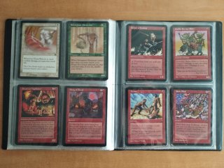 Colección de cartas vintage de Magic the Gathering