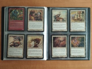 Colección de cartas vintage de Magic the Gathering