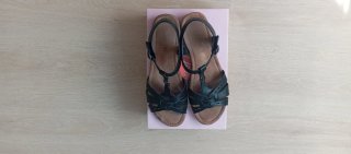 Sandalias negras talla 42