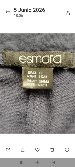 Conjunto Esmara camiseta y short