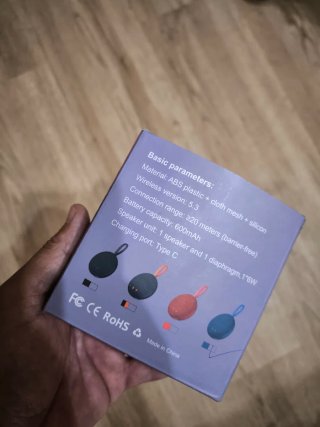 Altavoz Bluetooth Portátil Magnético Negro