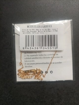 Cadena con letra G de Singularu