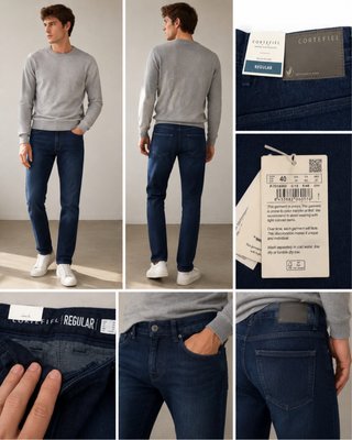 Vaqueros Cortefiel Hombre T40 Azul. Con etiqueta