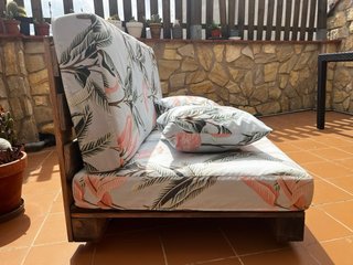 Sofá Palet Terraza/Jardín