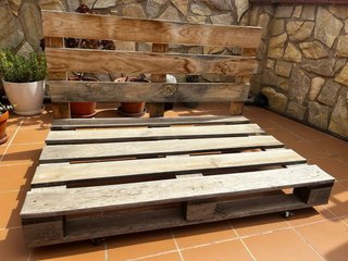 Sofá Palet Terraza/Jardín
