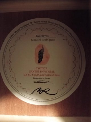 Guitarra Española Manuel Rodríguez