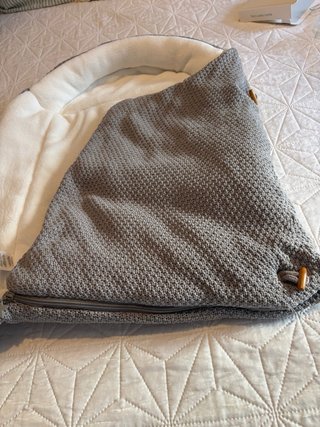 Saco bebé Cotton Juice gris