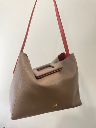 Bolso de Hombro Purificación García Marrón