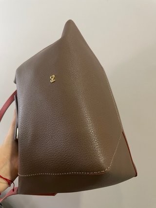Bolso de Hombro Purificación García Marrón