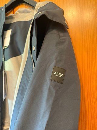 Impermeable Gore-Tex Aigle Negro Nuevo