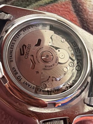Reloj Seiko 5 Automático Naranja
