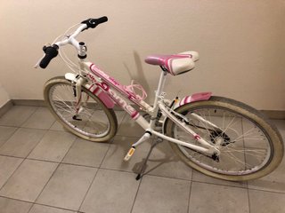 Bicicleta Dino Bikes Hit Girl 24” – Blanca y Ros