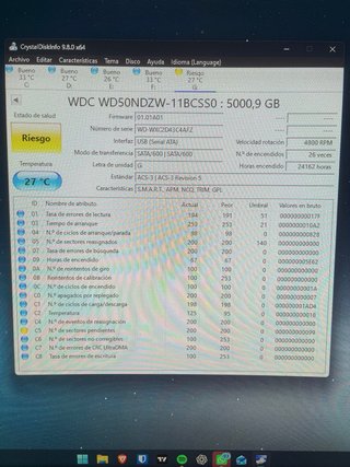 Disco Duro Externo WD 5TB
