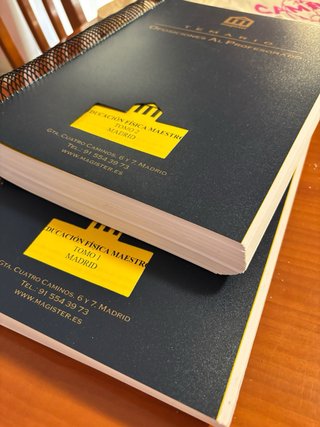 Temario nuevo Oposiciones Maestro E.Fisica Madrid