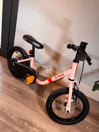Bicicleta aprendizaje 2 en 1 Btwin 14”, 3 - 6 años