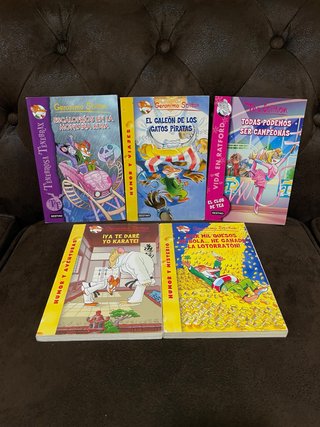 Pack 5 libros Gerónimo Stilton