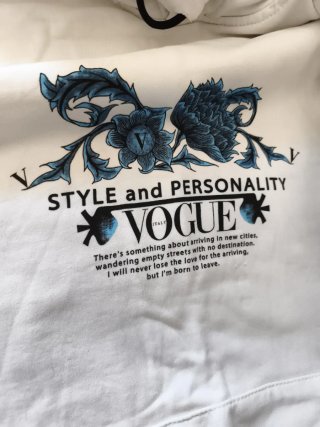 Sudadera Vogue Blanca