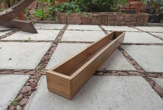 Jardinera / Centro de Mesa.Artesanal. Madera