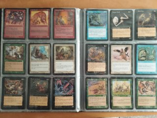 Colección cartas antiguas Magic the Gathering
