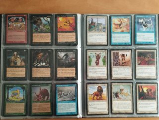 Colección cartas antiguas Magic the Gathering
