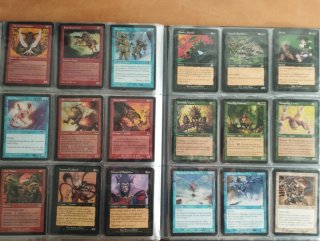 Colección cartas antiguas Magic the Gathering