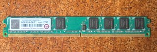 Módulos Memoria RAM DDR2 1Gb Transcend