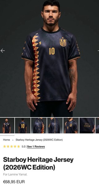 Camiseta Comma Lamine Yamal Talla S