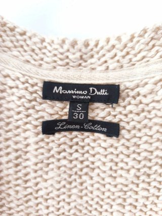 Chaleco Massimo Dutti Beige Talla S