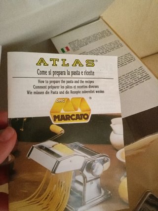 Macchina per pasta Marcato Atlas , acciaio inox