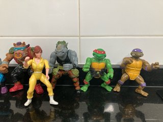 Lote Tortugas Ninja Vintage 1988 Playmates