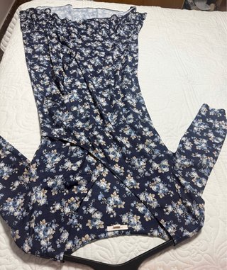 Vestido largo estampado floral