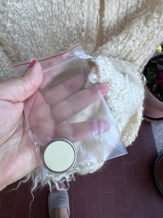 Capo spalla panna lana bouclé