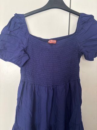 Vestido azul marino Menglu Fashion Talla M/L