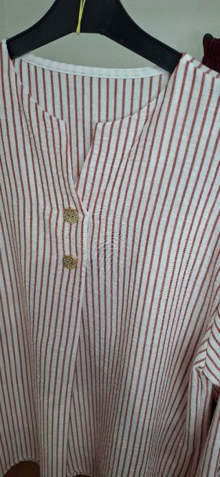 Conjunto Rayas Rosas y Marrones