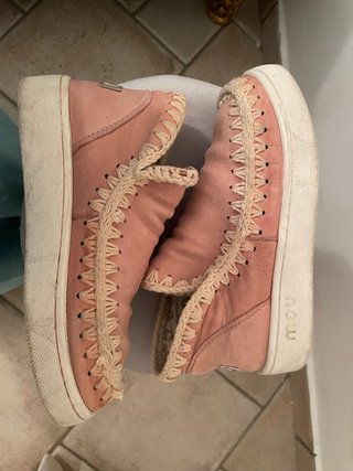 MOU stivaletti donna estivi rosa