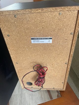 2 Altavoces Quasar Negros y Plateados