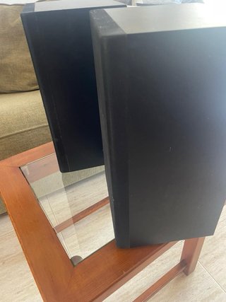 2 Altavoces Quasar Negros y Plateados
