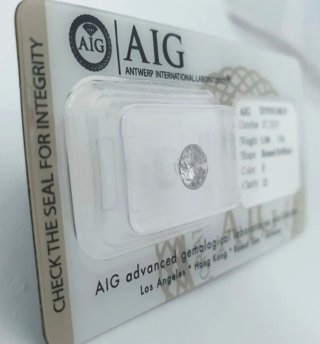Diamante Redondo Brillante 1.00ct F I2 AIG