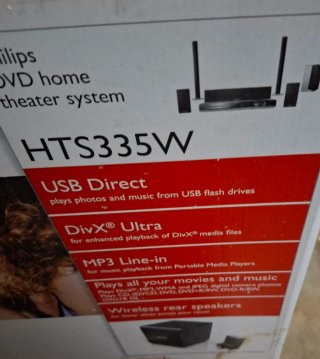 Home Cinema Philips HTS335W 5.1 Negro y Plata