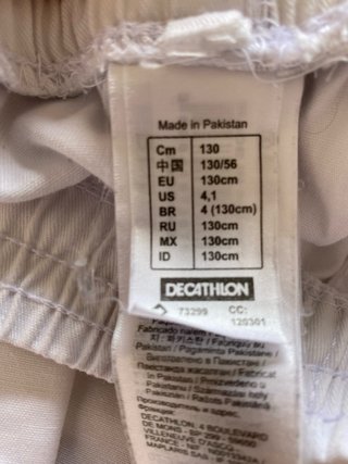 Kimono infantil Decathlon blanco